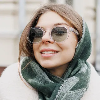 Очки MESSYWEEKEND Bille Crystal Green