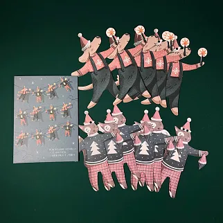 Гирлянда Подписные Издания «Собачка и котик»