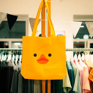 Шоппер Friend Function Утка желтый