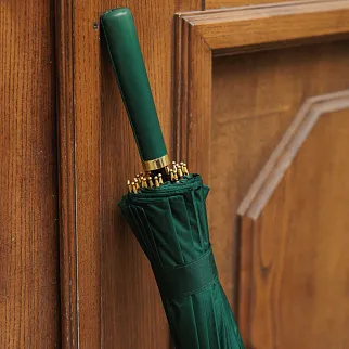 Зонт-трость с автооткрытием 24 ребра зеленый