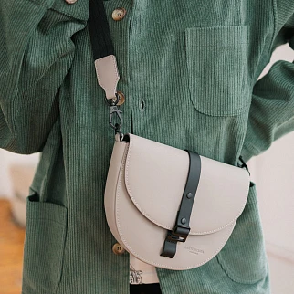 Кроссбоди сумка Gaston Luga Splash Moon Taupe