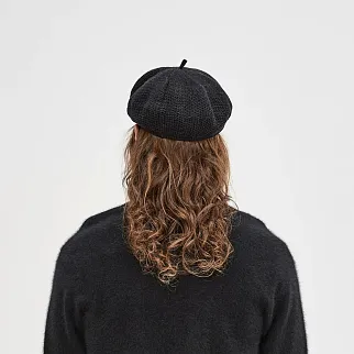 Берет CHECK YA HEAD черный T2160/1