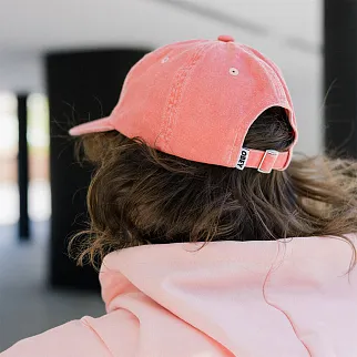 Кепка Obey Pigment Lowercase 6 Panel Coral