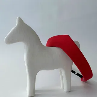 Кокошник КоКо малый алый