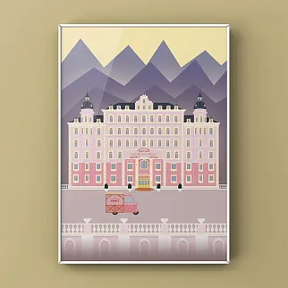 Плакат Отель Гранд Будапешт