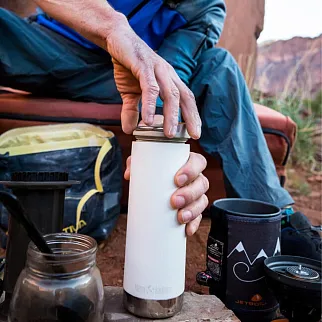 Термокружка Klean Kanteen TKWide 473 мл Cafe Cap Tofu