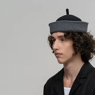 Шапка CHECK YA HEAD серая T2034/1