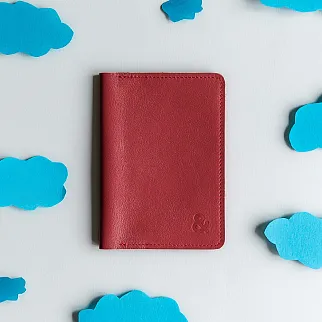 Обложка на паспорт Friend Function красная