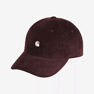 Кепка Carhartt WIP Harlem Cap Dark Amarone/White