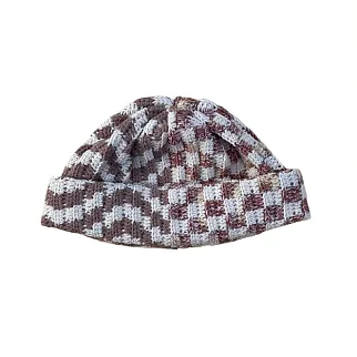 Шапка-бини Jacob Cro Twins Brown melange