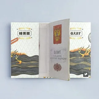 Обложка для паспорта из тайвека New Wallet New Darkside