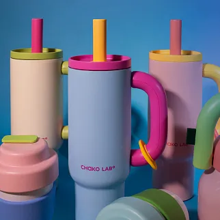 Термокружка Chako Lab Bawang Cup Blueberry 1050мл