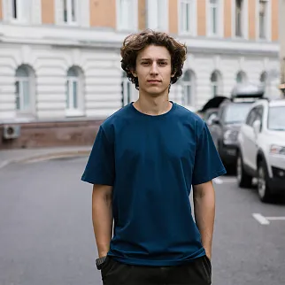 Футболка Friend Function базовая индиго