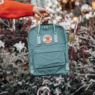 Рюкзак Fjallraven Kanken Laptop 13 Frost Green-Chess Pattern (664-904)