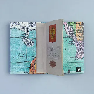 Обложка для паспорта из тайвека New Wallet New Voyager