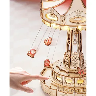 3D-пазл + музыкальная шкатулка Robotime Swing Ride