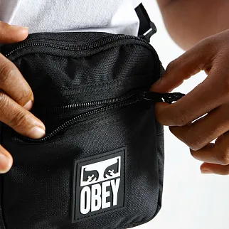 Сумка Obey Small Messenger Bag Black