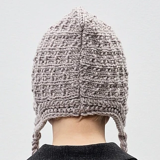 Чепчик CHECK YA HEAD фактурный бежевый 2663/60