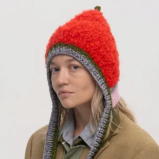 Чепчик CHECK YA HEAD красный 2514/33