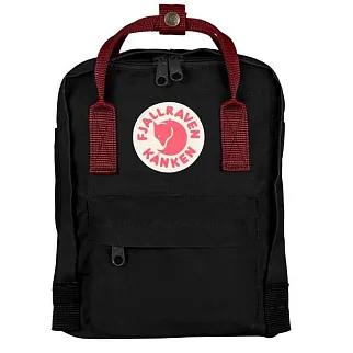 Рюкзак Fjallraven Kanken MINI Black-Ox Red (550-326)