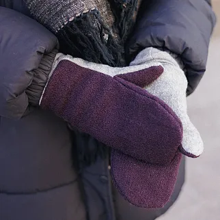 Варежки Friend Function Сливовые