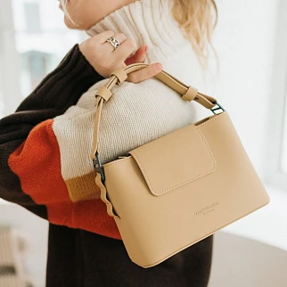 Кроссбоди сумка Gaston Luga Splashini Latte