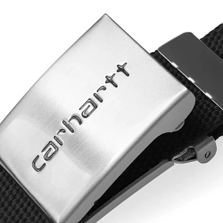 Ремень Carhartt WIP Clip Belt Chrome Black