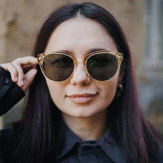 Очки MESSYWEEKEND Rita Champagne Green