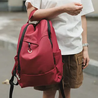 Рюкзак Friend Function КИН бордово-красный