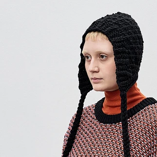 Чепчик CHECK YA HEAD фактурный черный 2663/1