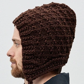 Чепчик CHECK YA HEAD фактурный коричневый 2663/2
