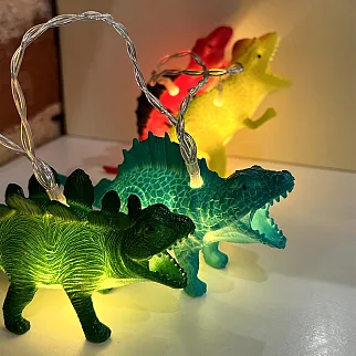 Гирлянда Friend Function с динозаврами