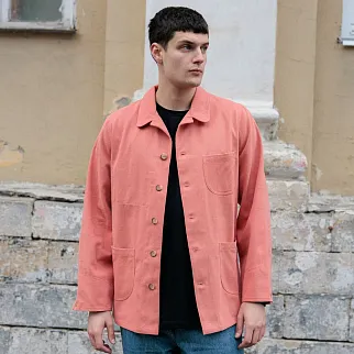 Рабочая рубашка Friend Function лососевая унисекс