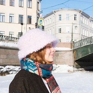 Шляпа CHECK YA HEAD розовая 2480/49