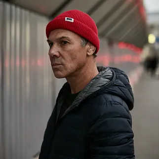 Шапка Меч Knit Short Beanie Red