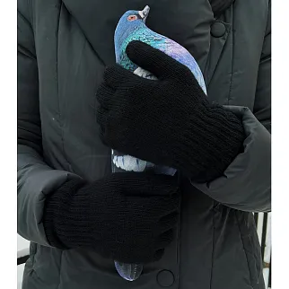 Перчатки Friend Function черные теплые с шерстью