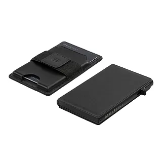Кошелек Garzini MagSafe Metal Wallet Black