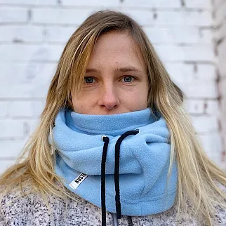 Капюшон Kusto Hood M голубой