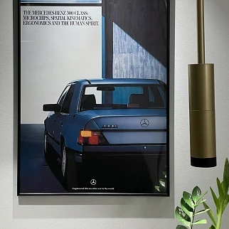 Постер с автомобилем Mercedes-Benz 300 Class