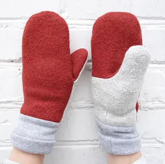 Варежки Friend Function Терракотовые