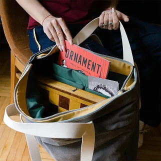 Сумка-тоут Friend Function из канваса серая