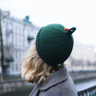 Шапка Friend Function Будь как голубь темно-зеленый