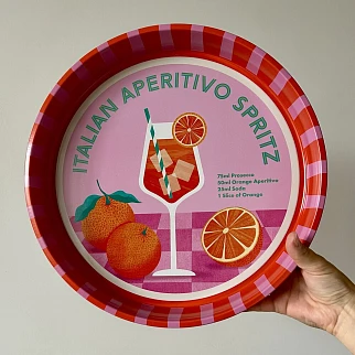 Поднос Aperitivo Spritz металлический Rex