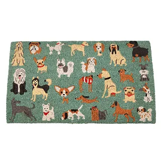 Придверный коврик с собаками