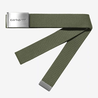 Ремень Carhartt WIP Clip Belt Chrome Leaf