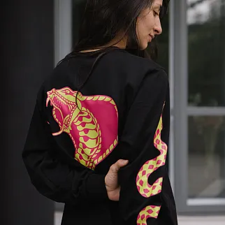 Лонгслив Friend Function Midnight Cobras черный