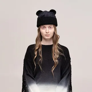 Шапка CHECK YA HEAD черная 2568/1