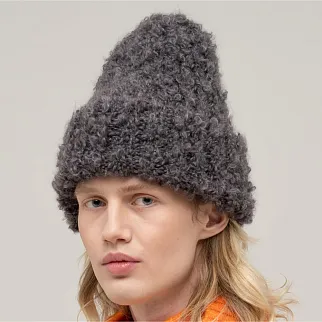 Шапка CHECK YA HEAD серая 2426/153