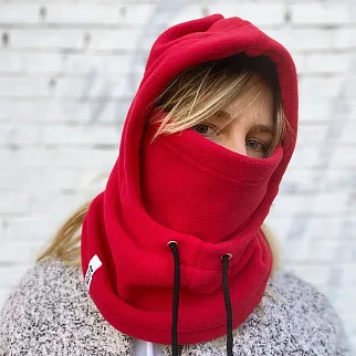 Капюшон Kusto Hood M красный