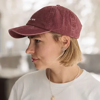 Кепка Friend Function I don't work here вишневая